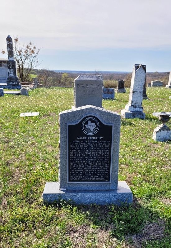 The Naler Cemetery and Marker image. Click for full size.
