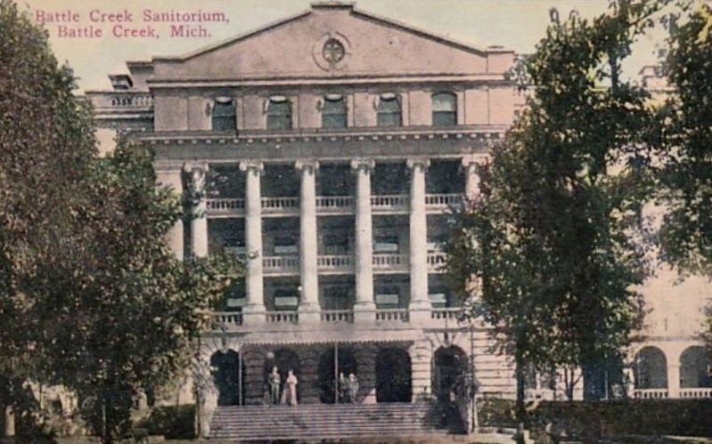 Battle Creek Sanitarium. Click for full size. Battle Creek Sanitarium image. Click for full size.