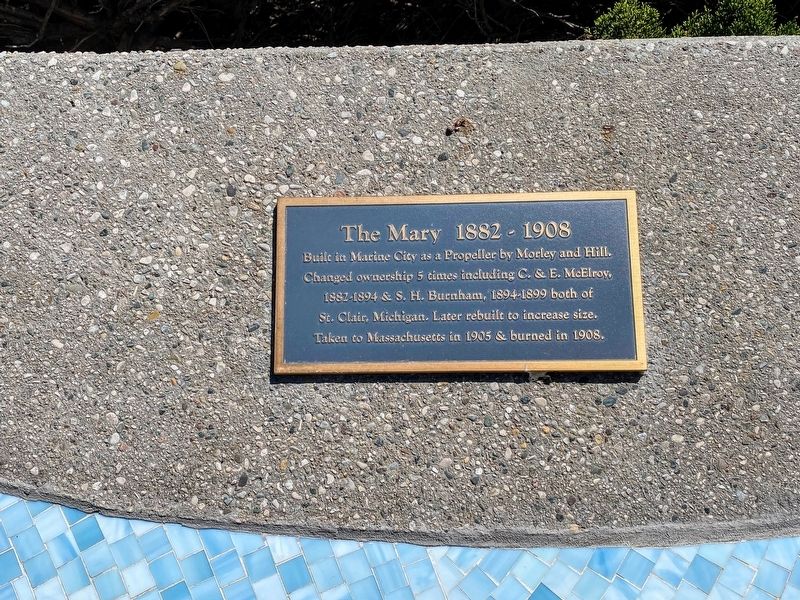 The Mary 1882 - 1908 Marker image. Click for full size.
