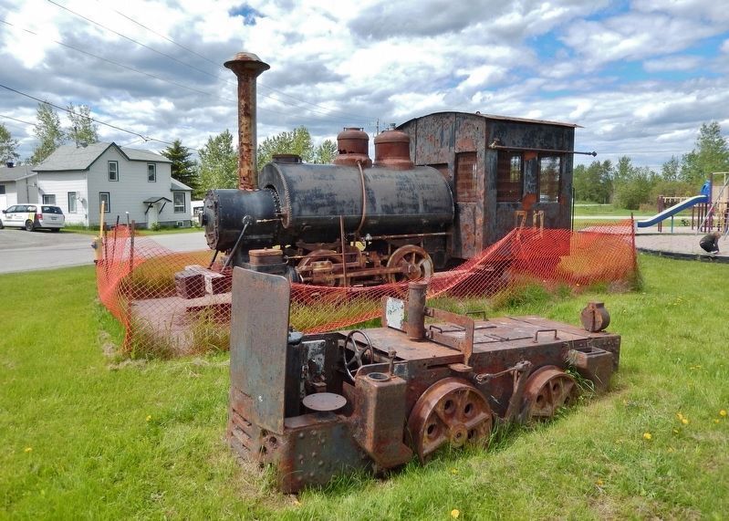 Locomotive & equipment used in mining this region. Click for full size. Locomotive & equipment used in mining this region image. Click for full size.