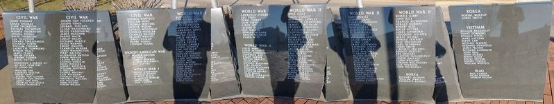 Clinton County Veterans Memorial. Click for full size. Clinton County Veterans Memorial image. Click for full size.