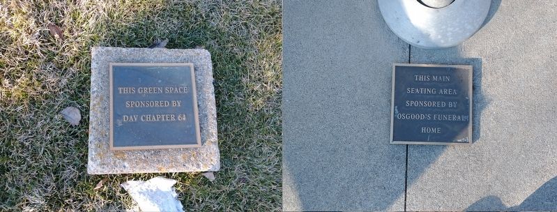 Donation Plaques. Click for full size. Donation Plaques image. Click for full size.