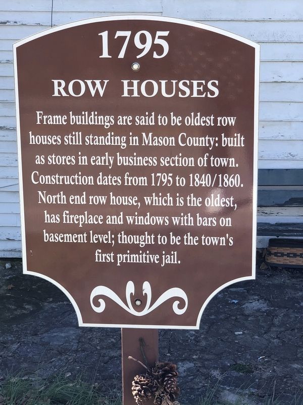 Row Houses Marker. Click for full size. Row Houses Marker image. Click for full size.