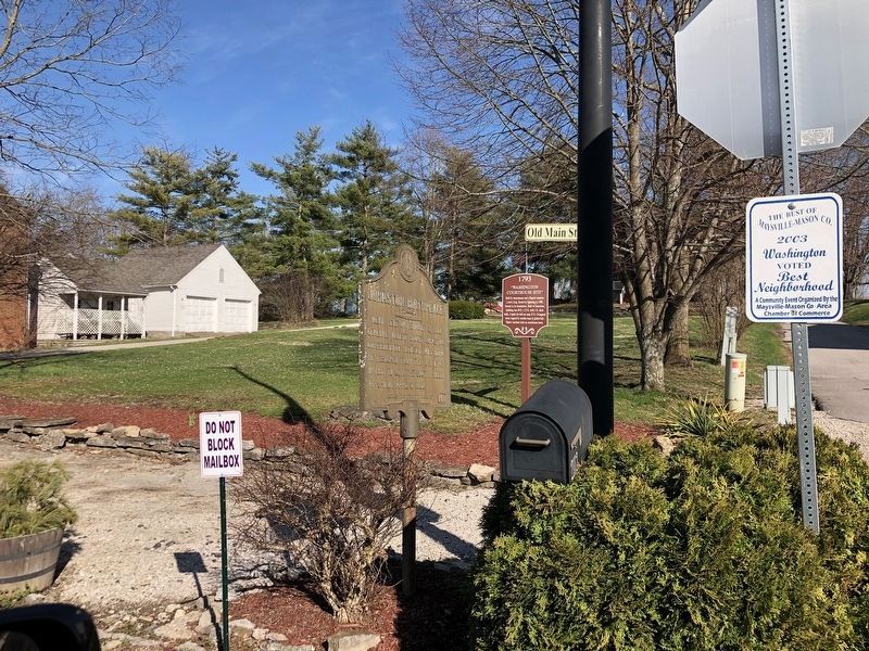 "Washington Courthouse Site" Marker. Click for full size. "Washington Courthouse Site" Marker image. Click for full size.
