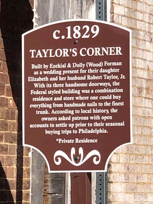 Taylor's Corner Marker image. Click for full size.