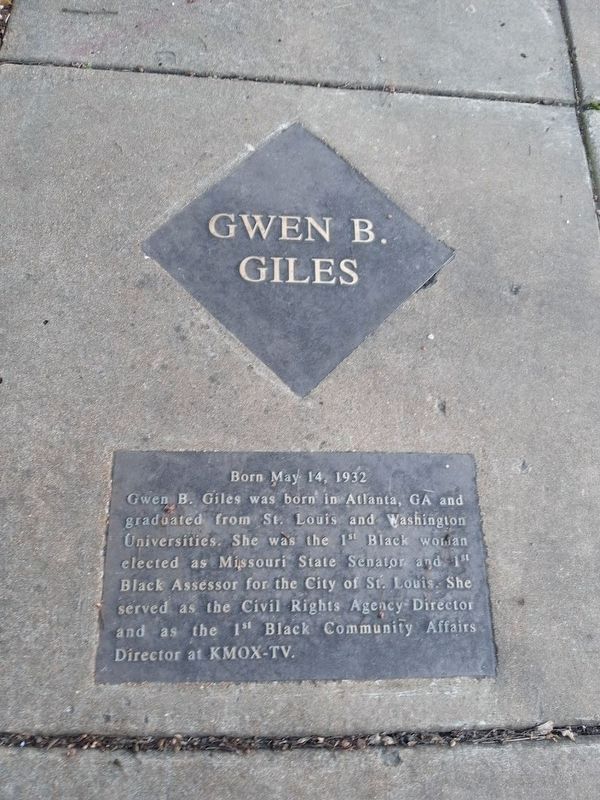 Gwen B. Giles Marker image. Click for full size.