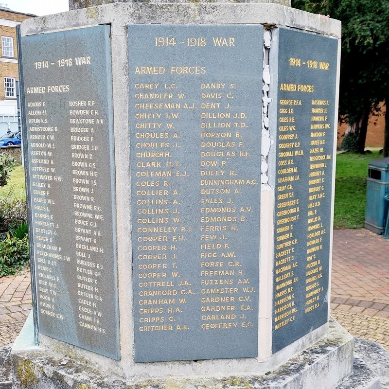 Egham War Memorial. Click for full size. Egham War Memorial image. Click for full size.