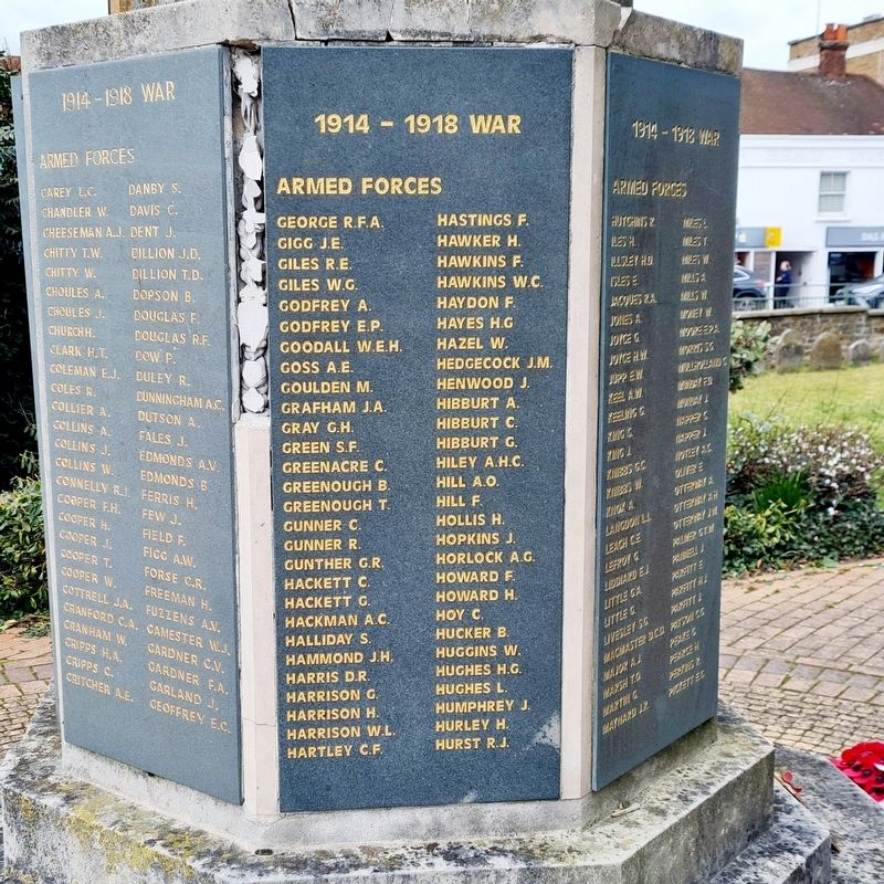 Egham War Memorial. Click for full size. Egham War Memorial image. Click for full size.