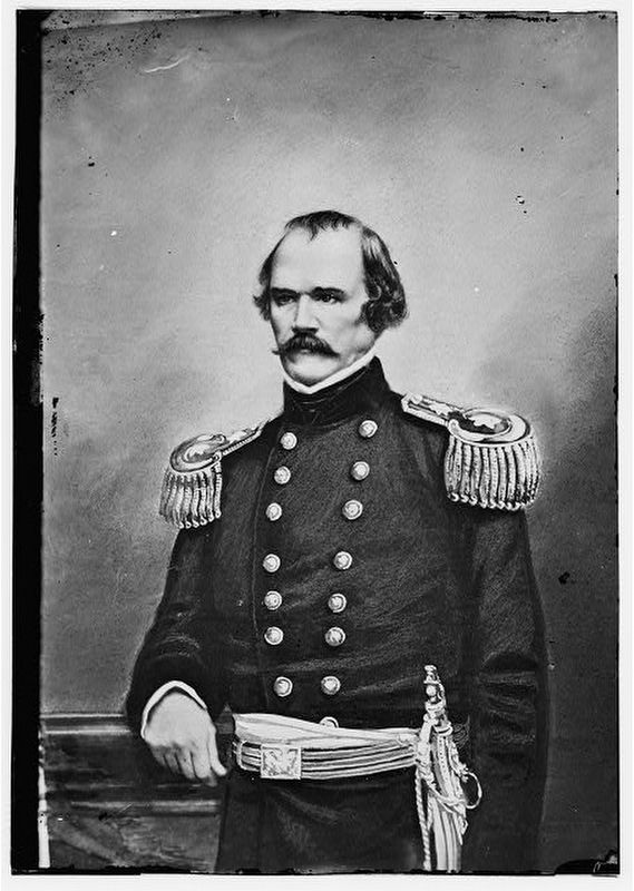 Gen. Albert Sidney Johnston (1803-1862) image. Click for full size.