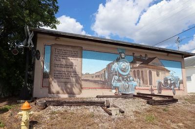 The Atlantic Coast Line Railroad Depot Marker image. Click for full size.