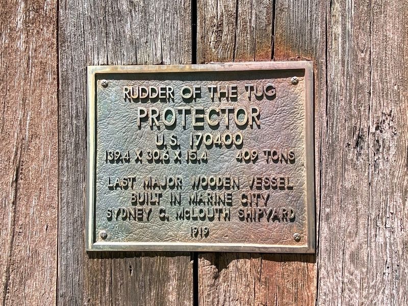 <i>Protector</i> Rudder Marker image. Click for full size.