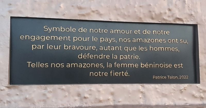 The Amazons of Benin Marker image. Click for full size.