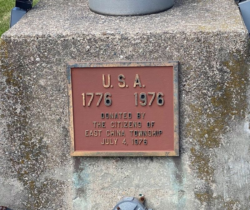 East China Township Revolutionary War Memorial Marker. Click for full size. East China Township Revolutionary War Memorial Marker image. Click for full size.