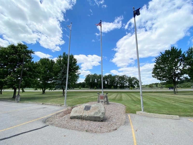 East China Township Revolutionary War Memorial. Click for full size. East China Township Revolutionary War Memorial image. Click for full size.