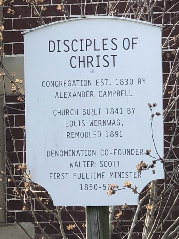 Disciples of Christ Marker image. Click for full size.