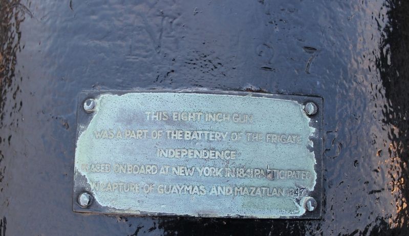 USS Independence Cannon Marker image. Click for full size.