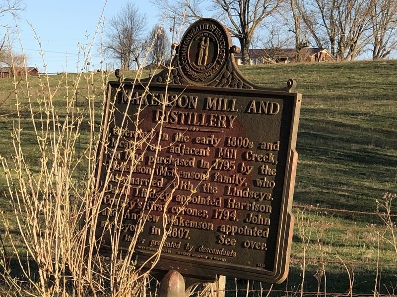 Makemson Mill and Distillery side of marker image. Click for full size.