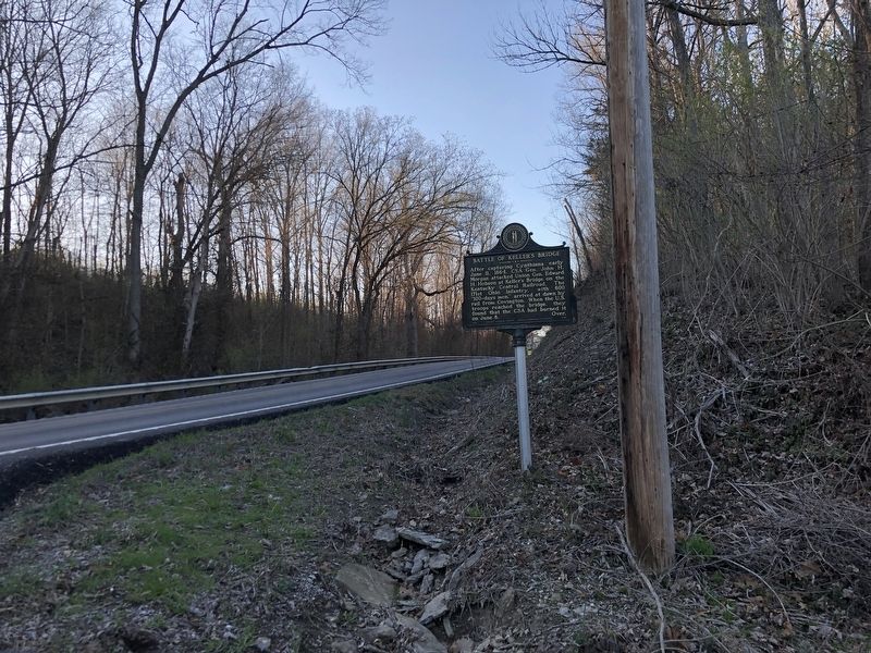 Battle of Keller's Bridge Marker. Click for full size. Battle of Keller's Bridge Marker image. Click for full size.