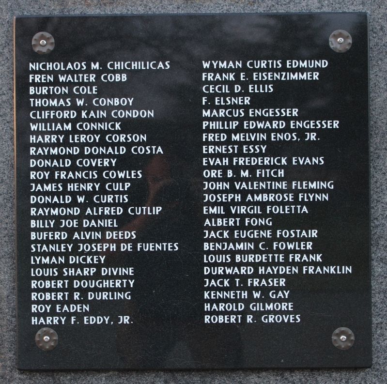 Vallejo War Memorial. Click for full size. Vallejo War Memorial image. Click for full size.