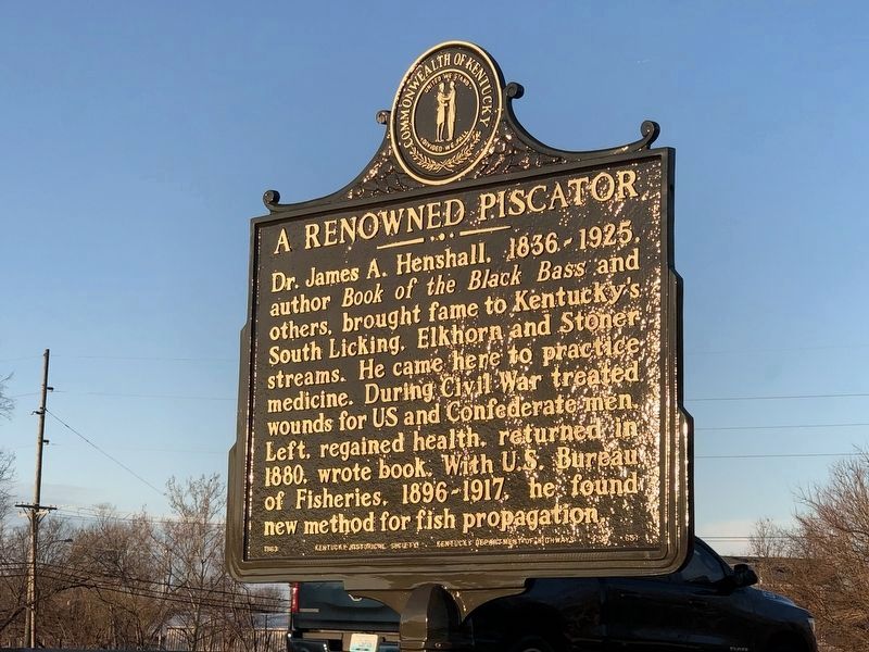 A Renowned Piscator Marker. Click for full size. A Renowned Piscator Marker image. Click for full size.