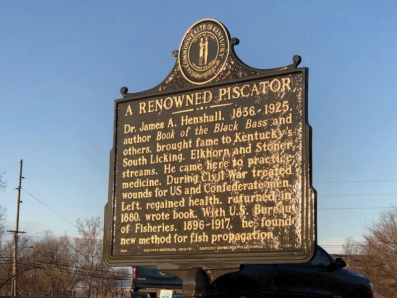 A Renowned Piscator Marker image. Click for full size.