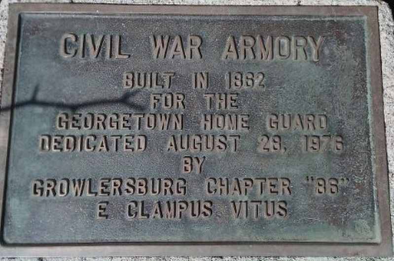 Civil War Armory Marker image. Click for full size.