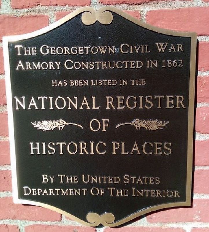 Civil War Armory Marker image. Click for full size.