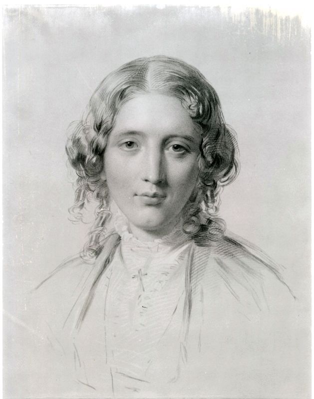 Harriet Beecher Stowe (1811-1896) image. Click for full size.