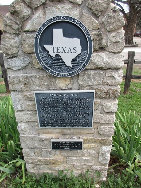 Barnard's Mill Marker. Click for full size. Barnard's Mill Marker image. Click for full size.
