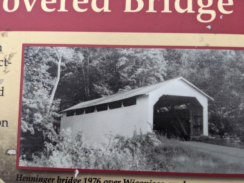Henninger bridge 1976 over Wiconisco Creek image. Click for full size.