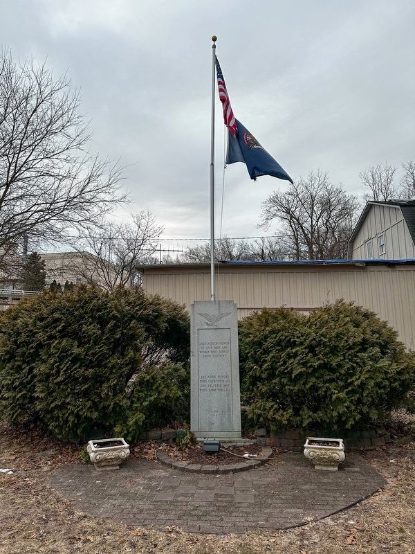 Mattawan Veterans Memorial. Click for full size. Mattawan Veterans Memorial image. Click for full size.