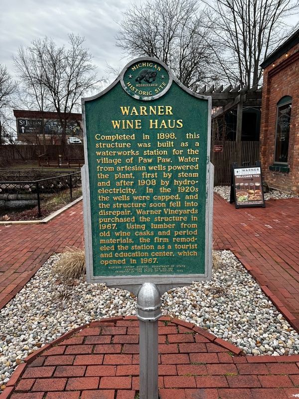 Warner Wine Haus Marker. Click for full size. Warner Wine Haus Marker image. Click for full size.