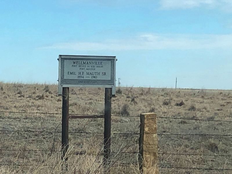 Wellmanville Marker image. Click for full size.