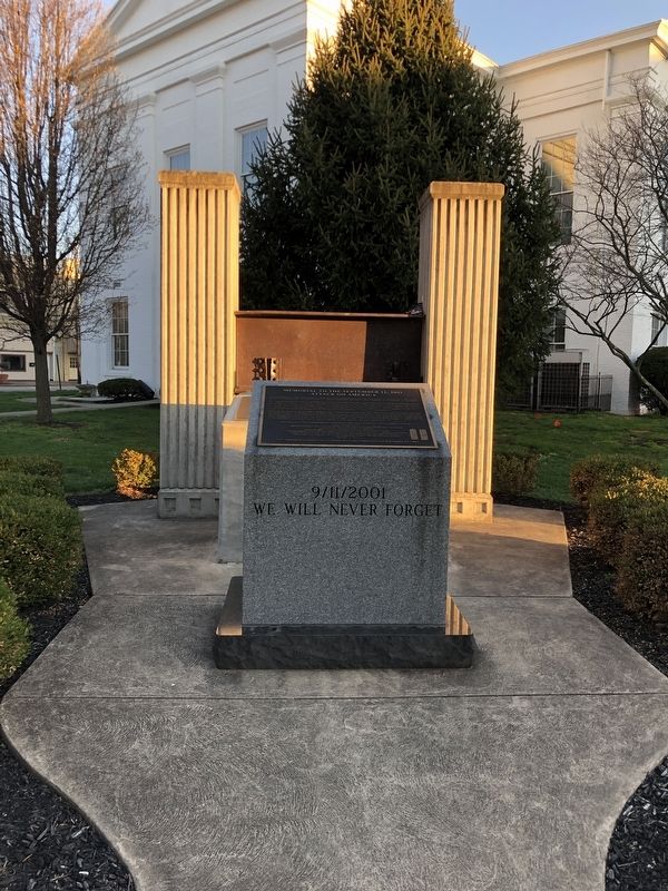 Memorial to the September 11, 2001 Attack on America Marker image. Click for full size.