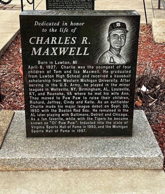 Charles R. Maxwell Marker. Click for full size. Charles R. Maxwell Marker image. Click for full size.