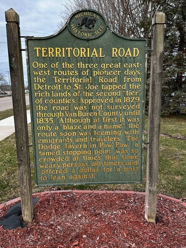 Territorial Road Marker. Click for full size. Territorial Road Marker image. Click for full size.