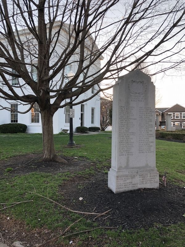 Harrison County World War II/Korean War Memorial image. Click for full size.