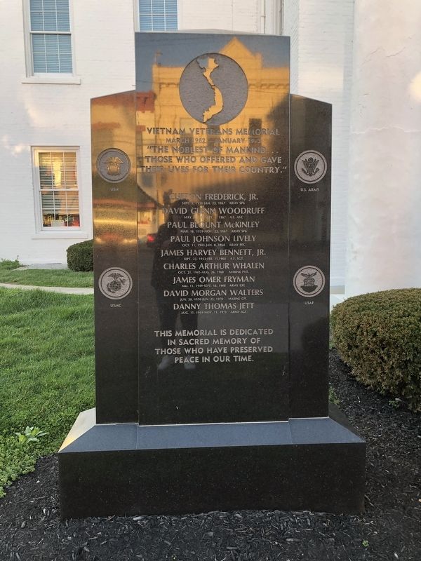 Harrison County Vietnam Veterans Memorial Marker image. Click for full size.