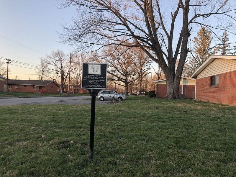 Former Site of Banneker High School Marker. Click for full size. Former Site of Banneker High School Marker image. Click for full size.