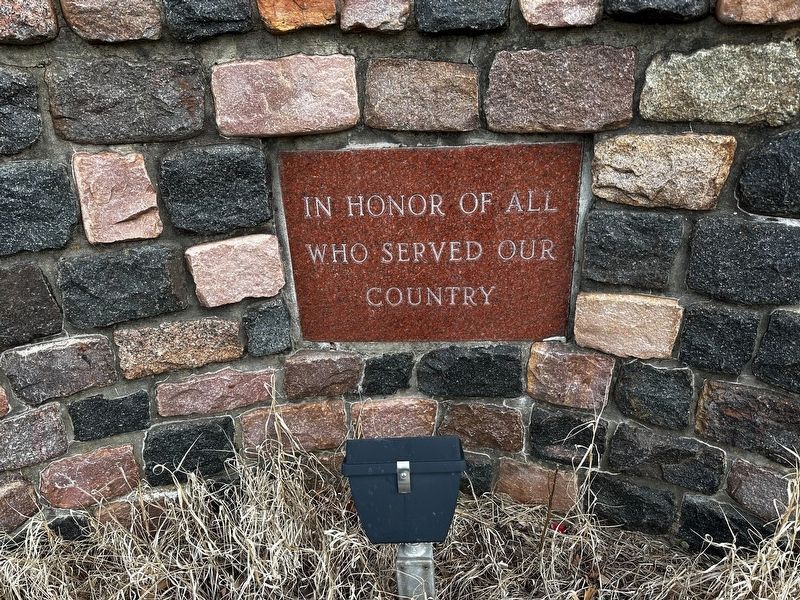 Lakeside Cemetery Veterans Memorial Marker image. Click for full size.