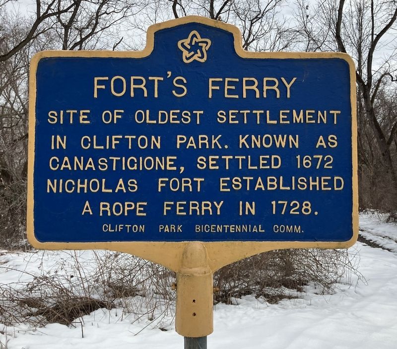 Fort's Ferry Marker image. Click for full size.
