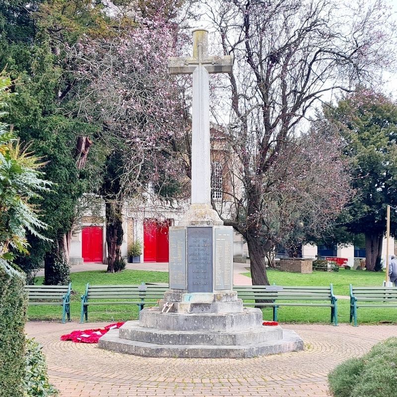 Egham War Memorial. Click for full size. Egham War Memorial image. Click for full size.