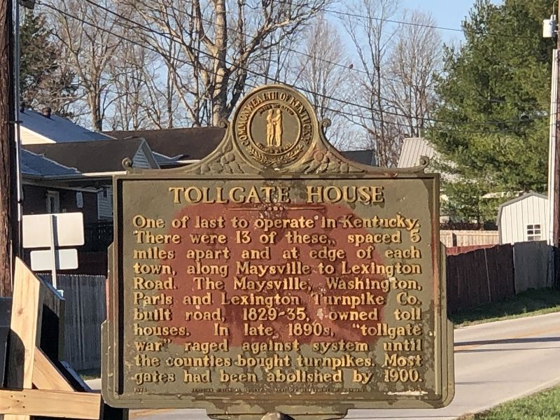 Tollgate House Marker image. Click for full size.