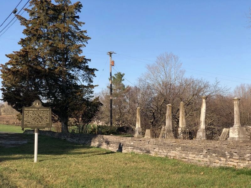 Major John Miller / Millersburg, Kentucky Marker. Click for full size. Major John Miller / Millersburg, Kentucky Marker image. Click for full size.