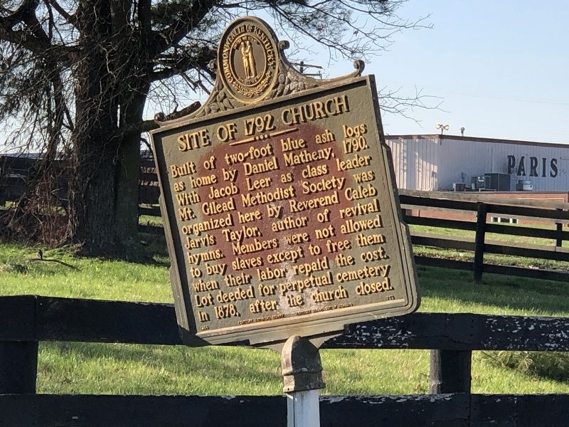Site of 1792 Church Marker image. Click for full size.