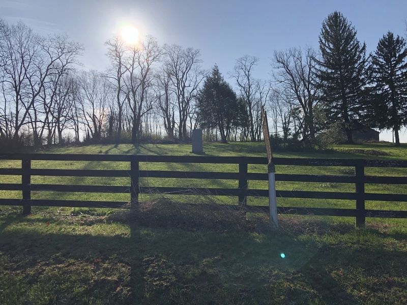 Site of Mt. Gilead Methodist Church Marker. Click for full size. Site of Mt. Gilead Methodist Church Marker image. Click for full size.