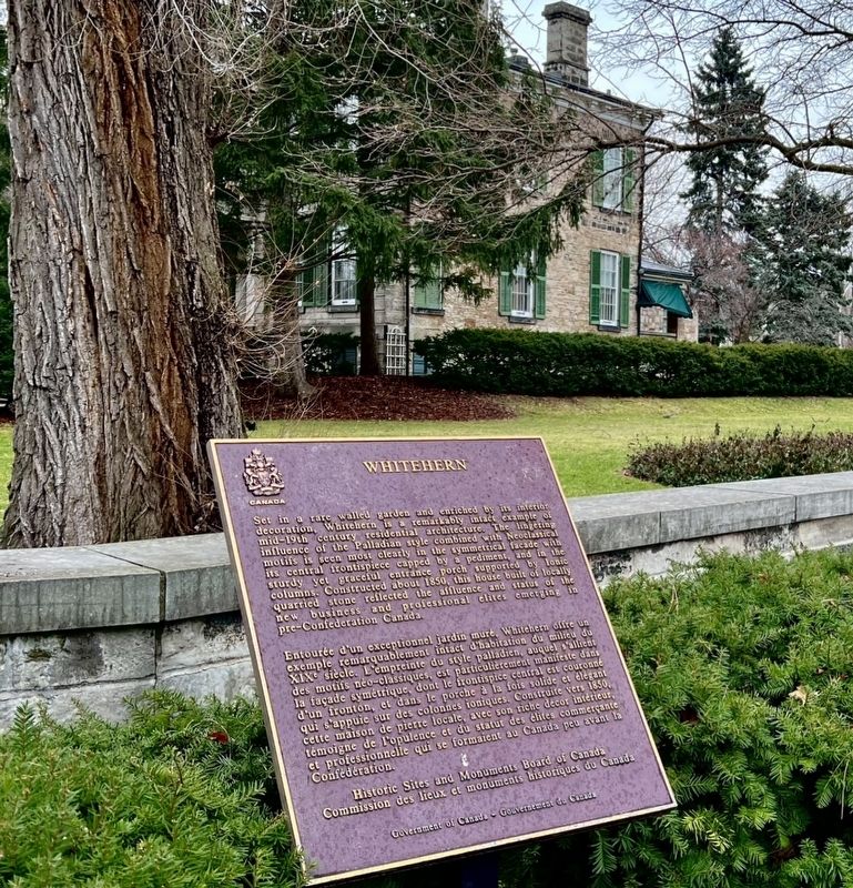 Whitehern Marker. Click for full size. Whitehern Marker image. Click for full size.