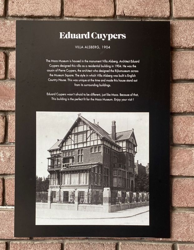 Eduard Cuypers Marker. Click for full size. Eduard Cuypers Marker image. Click for full size.