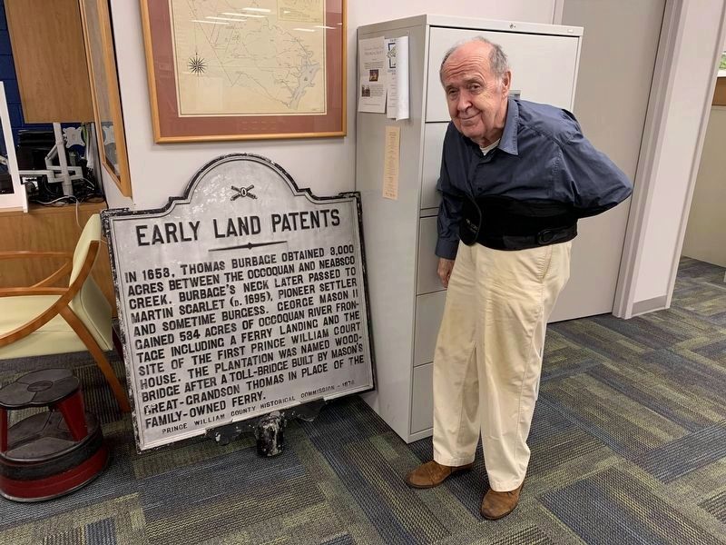 Removed Early Land Patents Marker image. Click for full size.