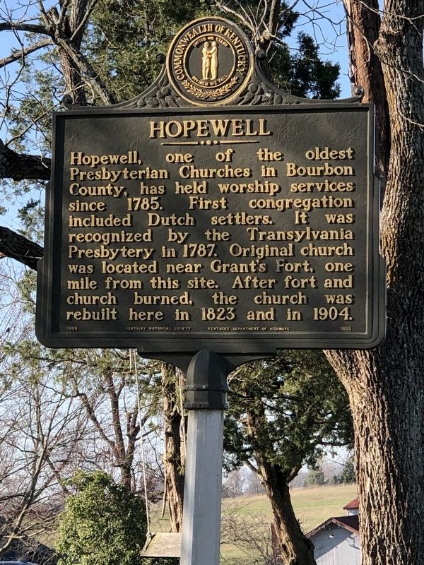 Hopewell Marker image. Click for full size.